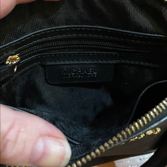 Michael Kors small Black Handbag with Gold Chain - Picture 7 of 8